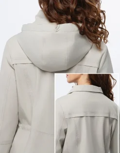 Clearance Parka gris clair Parkas|Parkas