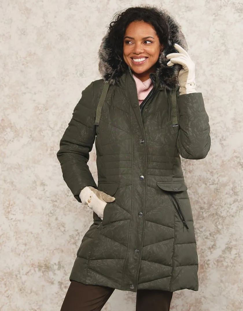 Online Parka kaki imprimée Doudounes|Parkas