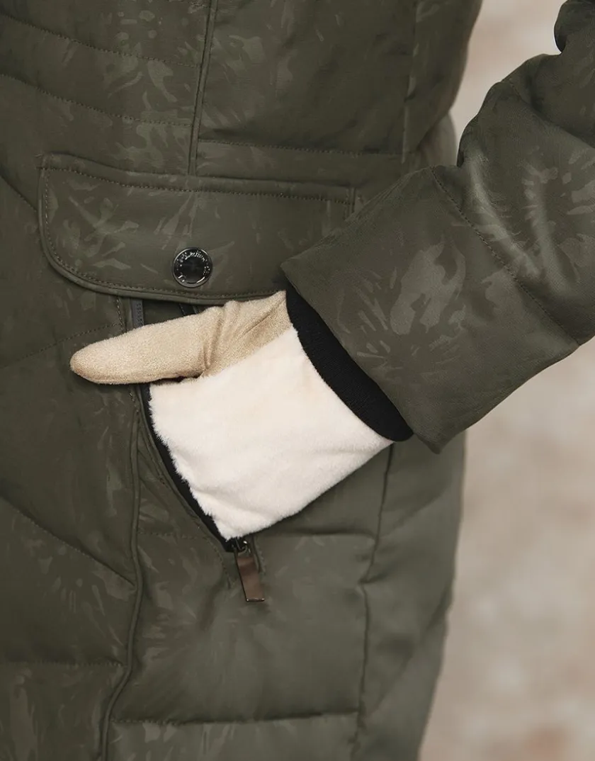 Online Parka kaki imprimée Doudounes|Parkas