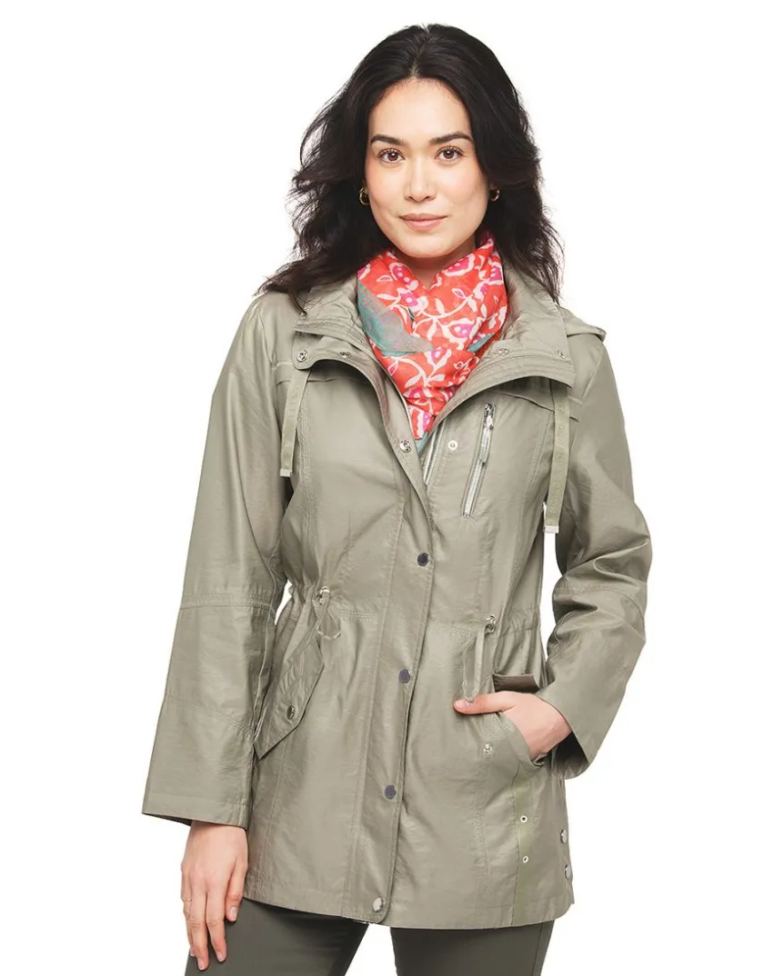 Discount Parka légère vert kaki Parkas|Parkas