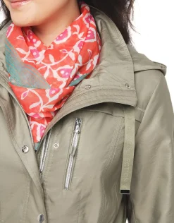 Discount Parka légère vert kaki Parkas|Parkas