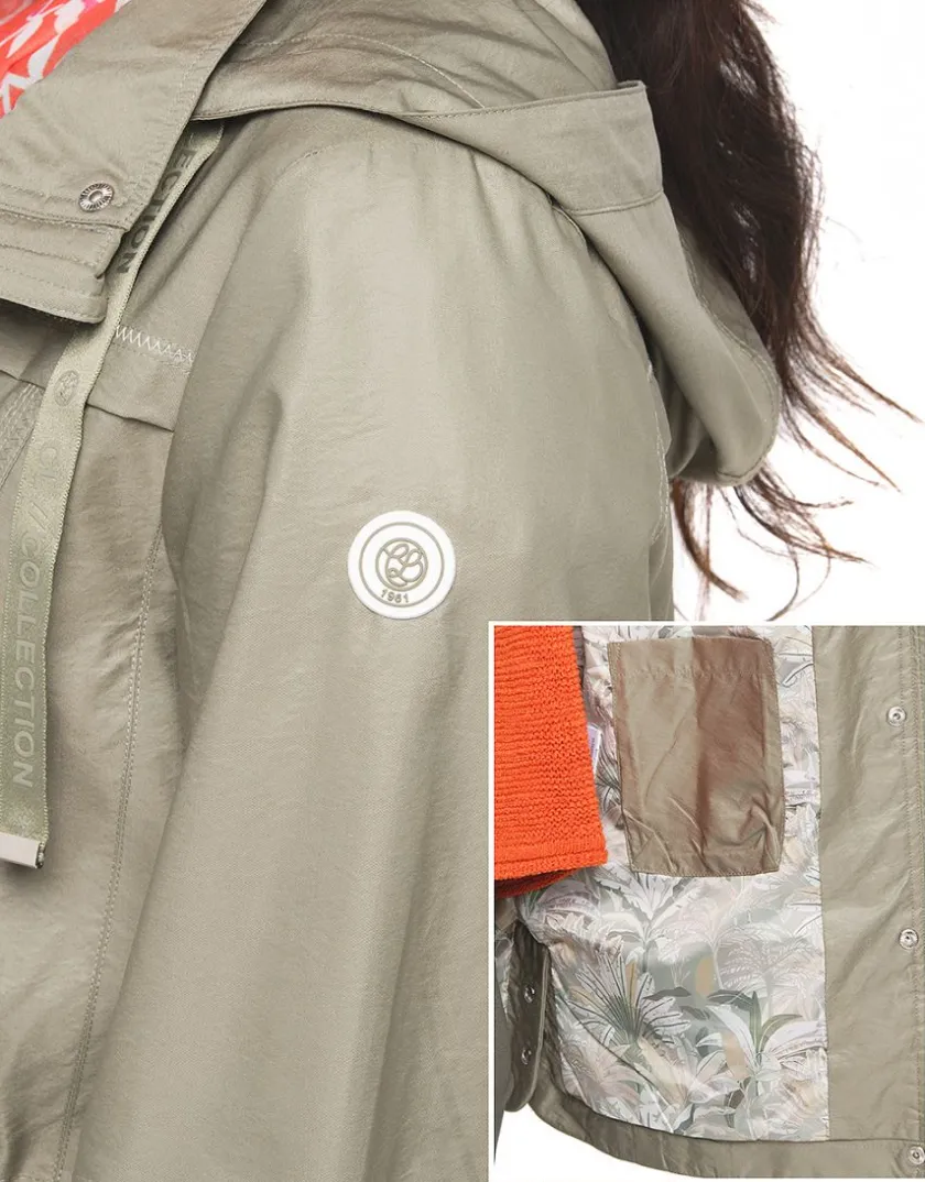 Discount Parka légère vert kaki Parkas|Parkas