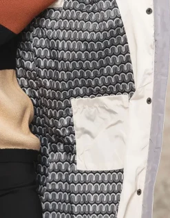 Outlet Parka longue écrue Doudounes|Parkas