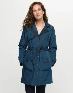 Discount Parka trench bleu Doudounes|Parkas