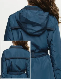 Discount Parka trench bleu Doudounes|Parkas