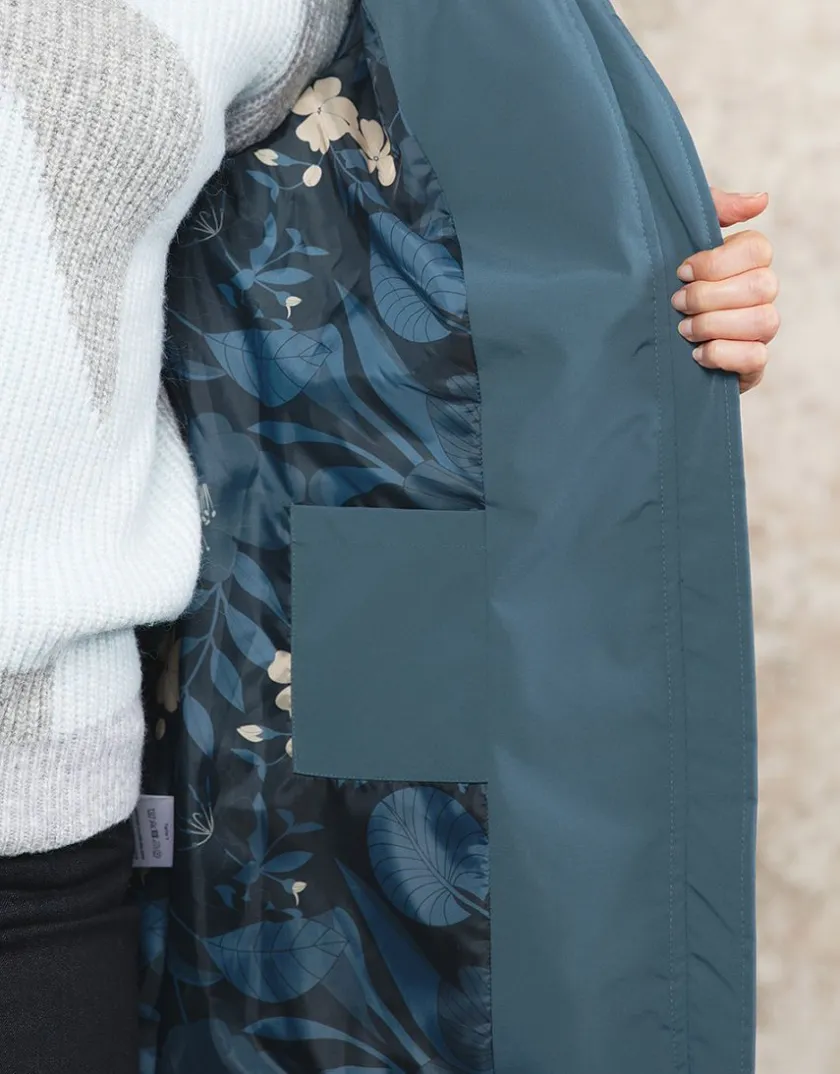 Online Parkas bleu à capuche Doudounes|Parkas