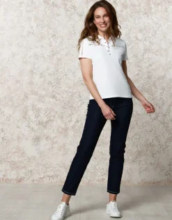 Hot Polo coton blanc T-shirts|Hauts