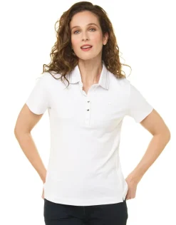 Sale Polo coton blanc T-shirts|Hauts