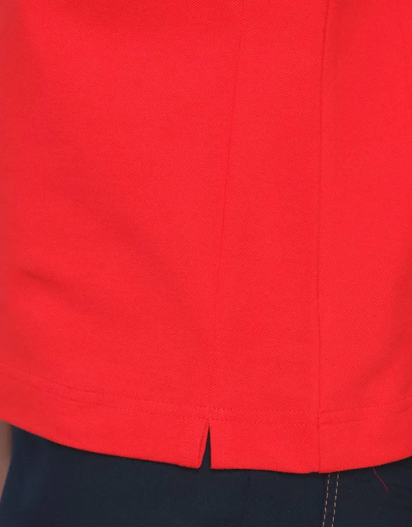 Fashion Polo rouge coton T-shirts|Hauts