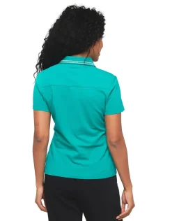 Clearance Polo vert coton T-shirts|Hauts