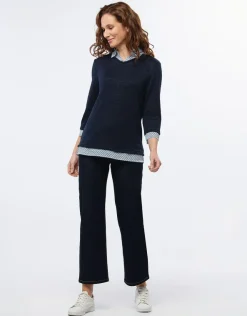 Outlet Pull 2 en 1 marine Pulls|Maille