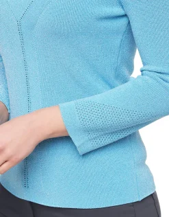New Pull turquoise irisé Pulls|Maille