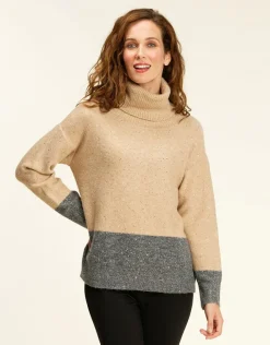 Clearance Pull ample col roulé Pulls|Maille