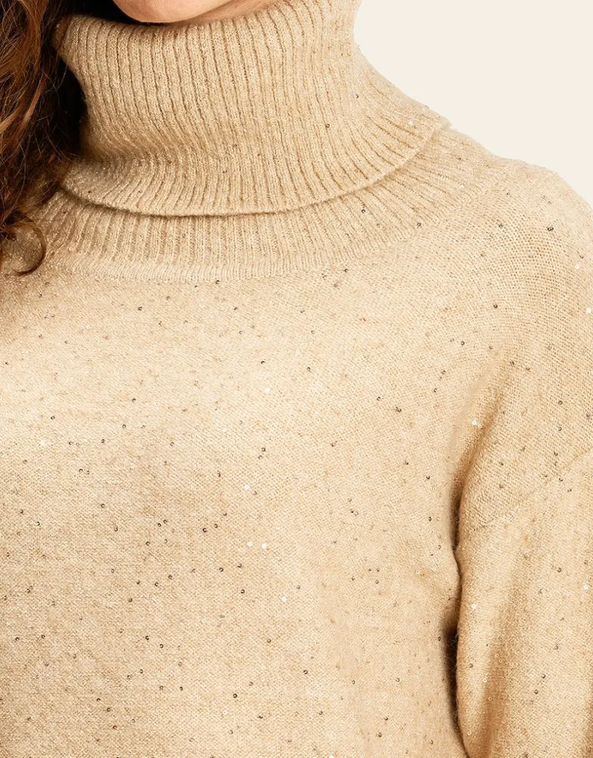 Clearance Pull ample col roulé Pulls|Maille