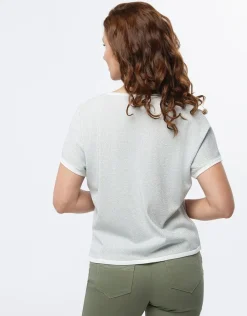 Discount Pull argent manche courte Pulls|Maille