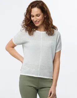 Discount Pull argent manche courte Pulls|Maille