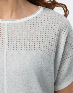 Discount Pull argent manche courte Pulls|Maille