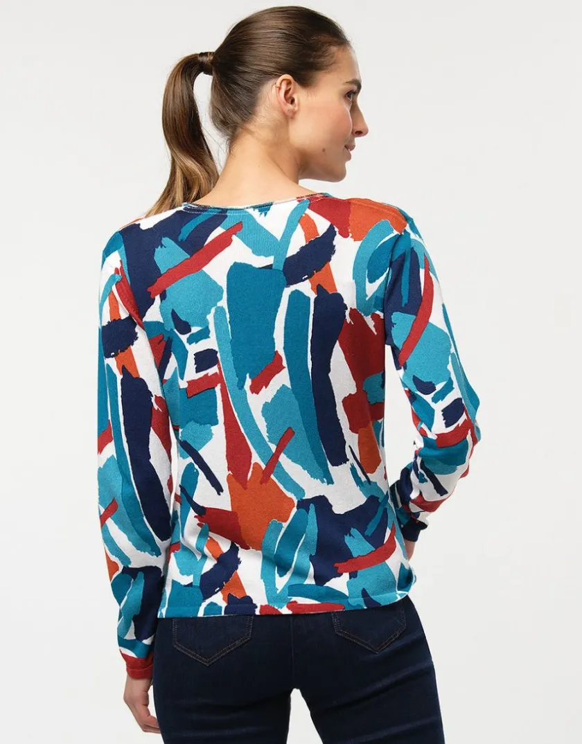 Best Pull blanc à motifs Pulls|Maille