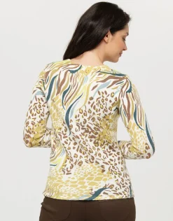 Fashion Pull blanc à motifs Pulls|Maille