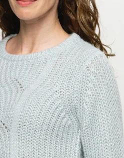 Online Pull bleu douillet Pulls|Maille