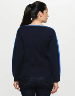 Clearance Pull bleu milano Maille|Pulls