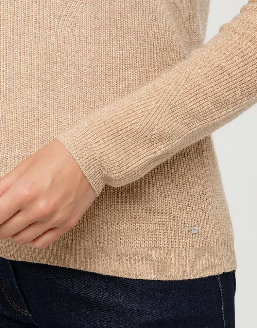 Sale Pull brun laine cachemire Pulls|Maille