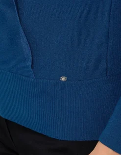 Sale Pull cache-coeur bleu Pulls|Maille