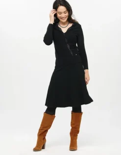 Fashion Pull cache-coeur noir chi Pulls|Maille