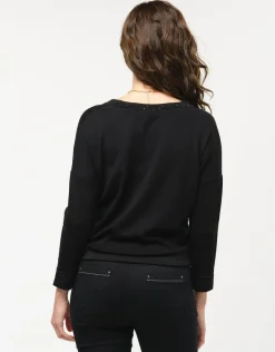 Outlet Pull chic noir irisé Pulls|Maille
