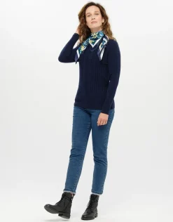 Online Pull col bateau marine Pulls|Maille