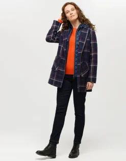 Fashion Pull col bateau orange Pulls|Maille