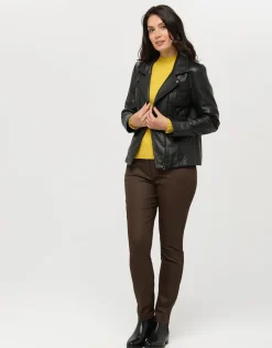 Clearance Pull col montant jaune Pulls|Maille