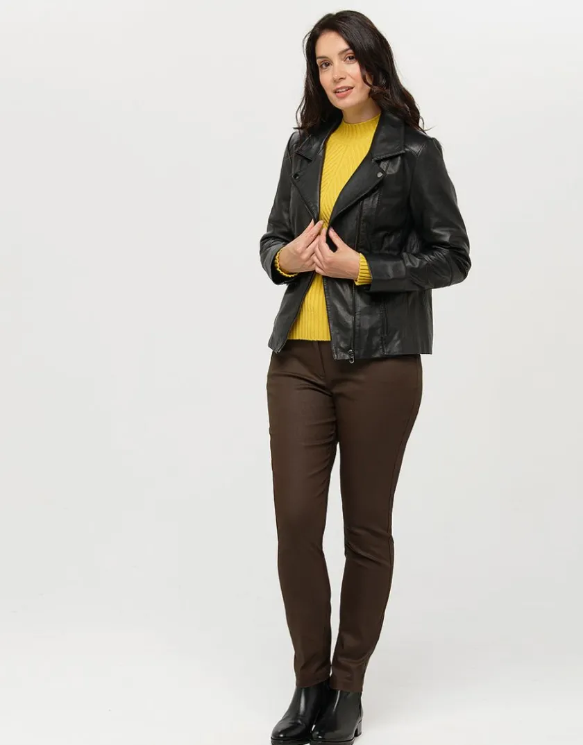 Clearance Pull col montant jaune Pulls|Maille