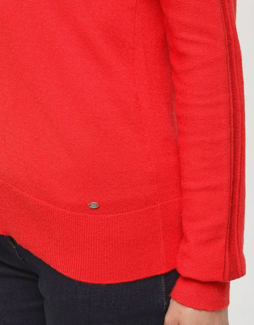 Outlet Pull col polo rouge Pulls|Maille