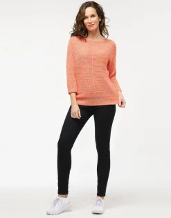 Best Pull corail chiné Pulls|Maille