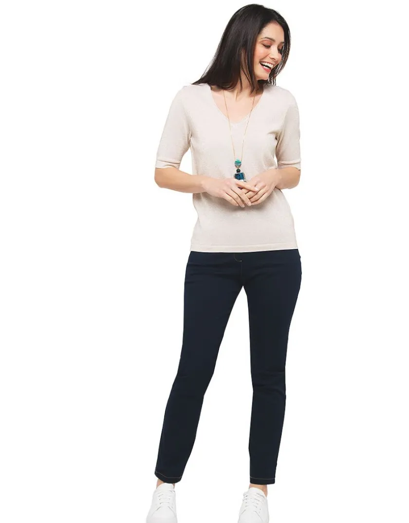 Discount Pull doré sans manches Pulls|Maille