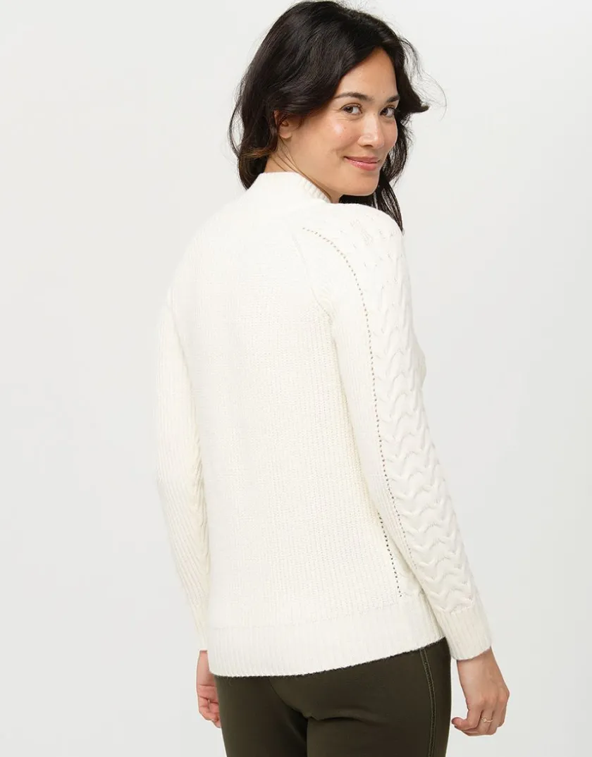 Fashion Pull doux écru torsades Pulls|Maille
