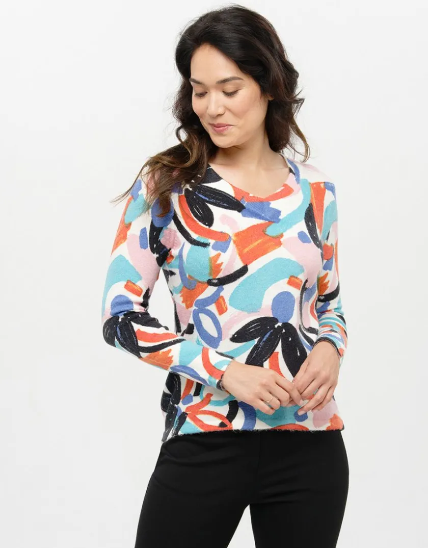 Sale Pull fin arty écru Pulls|Maille