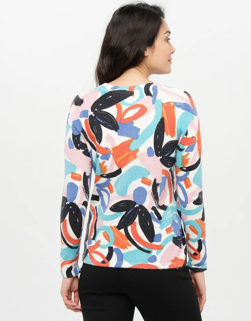 Sale Pull fin arty écru Pulls|Maille