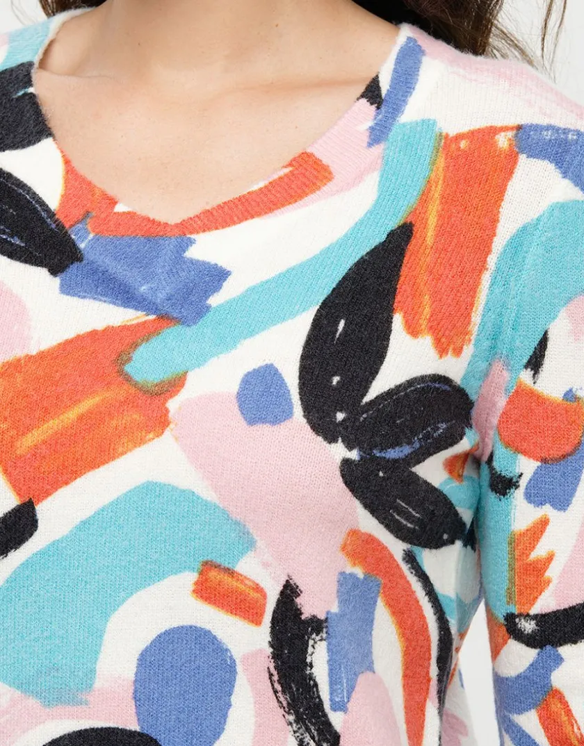 Sale Pull fin arty écru Pulls|Maille