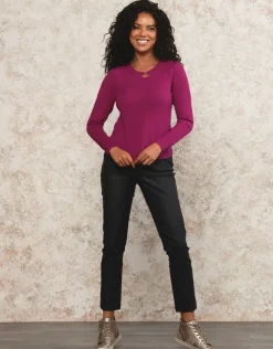 Best Pull fin laine fushia Pulls|Maille