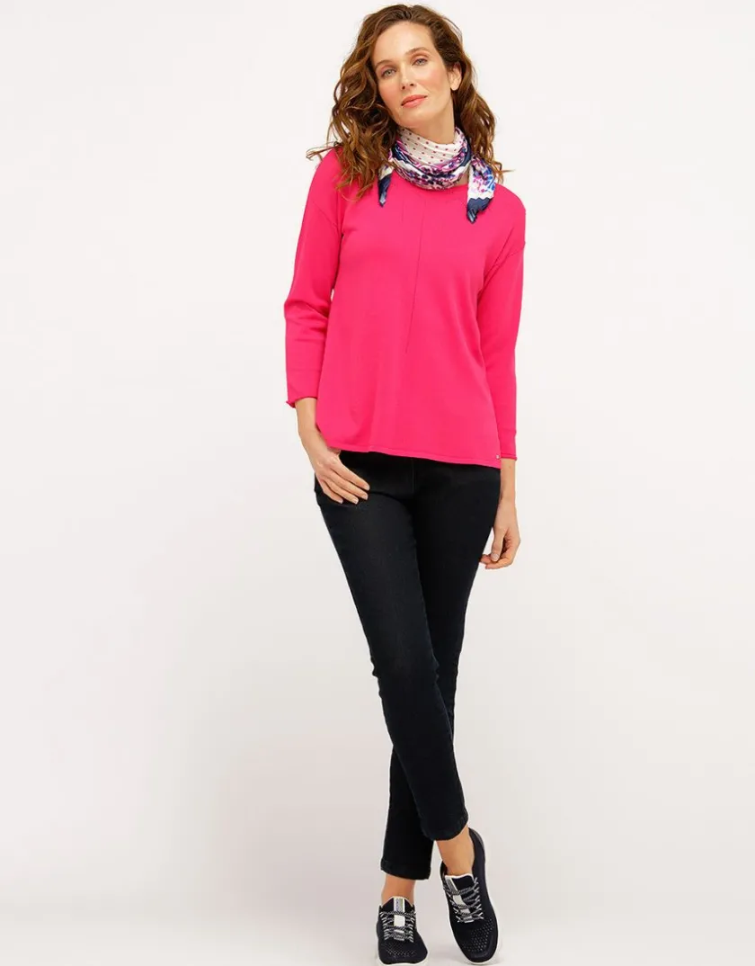 Sale Pull fin rose fuchsia Pulls|Maille