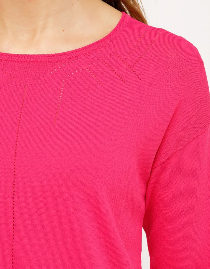Sale Pull fin rose fuchsia Pulls|Maille