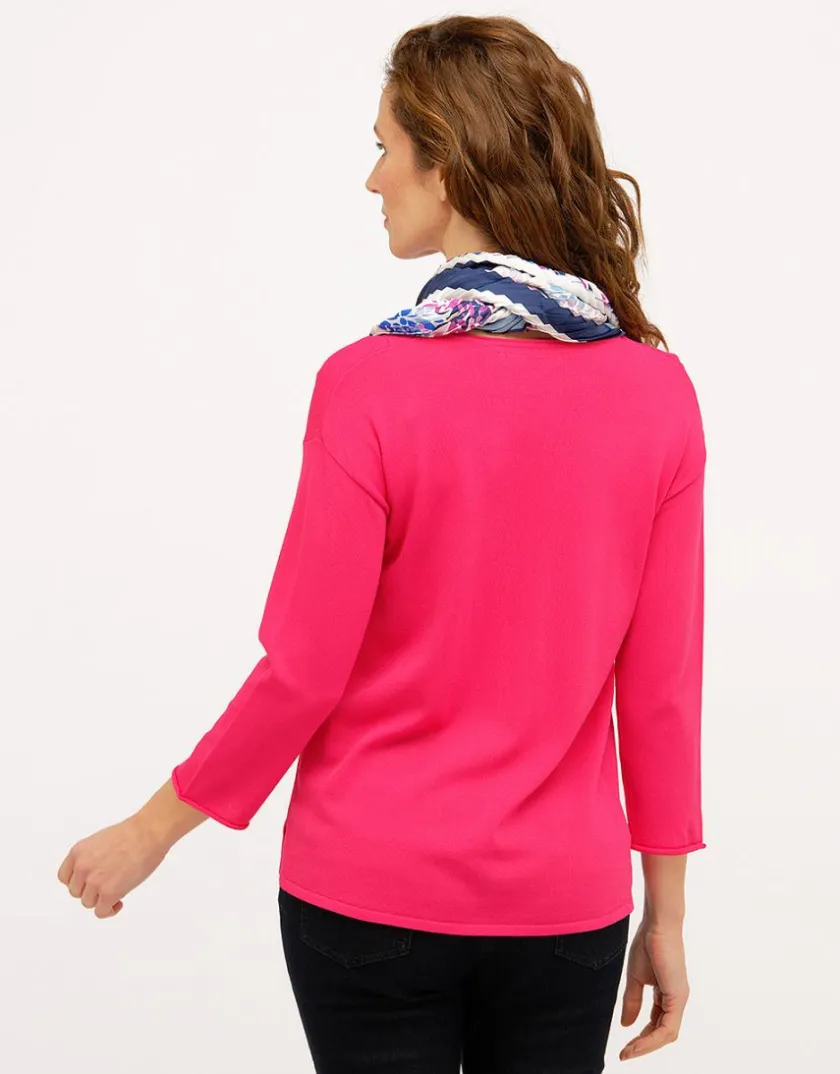 Sale Pull fin rose fuchsia Pulls|Maille