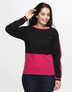 Hot Pull fuchsia milano Pulls|Maille
