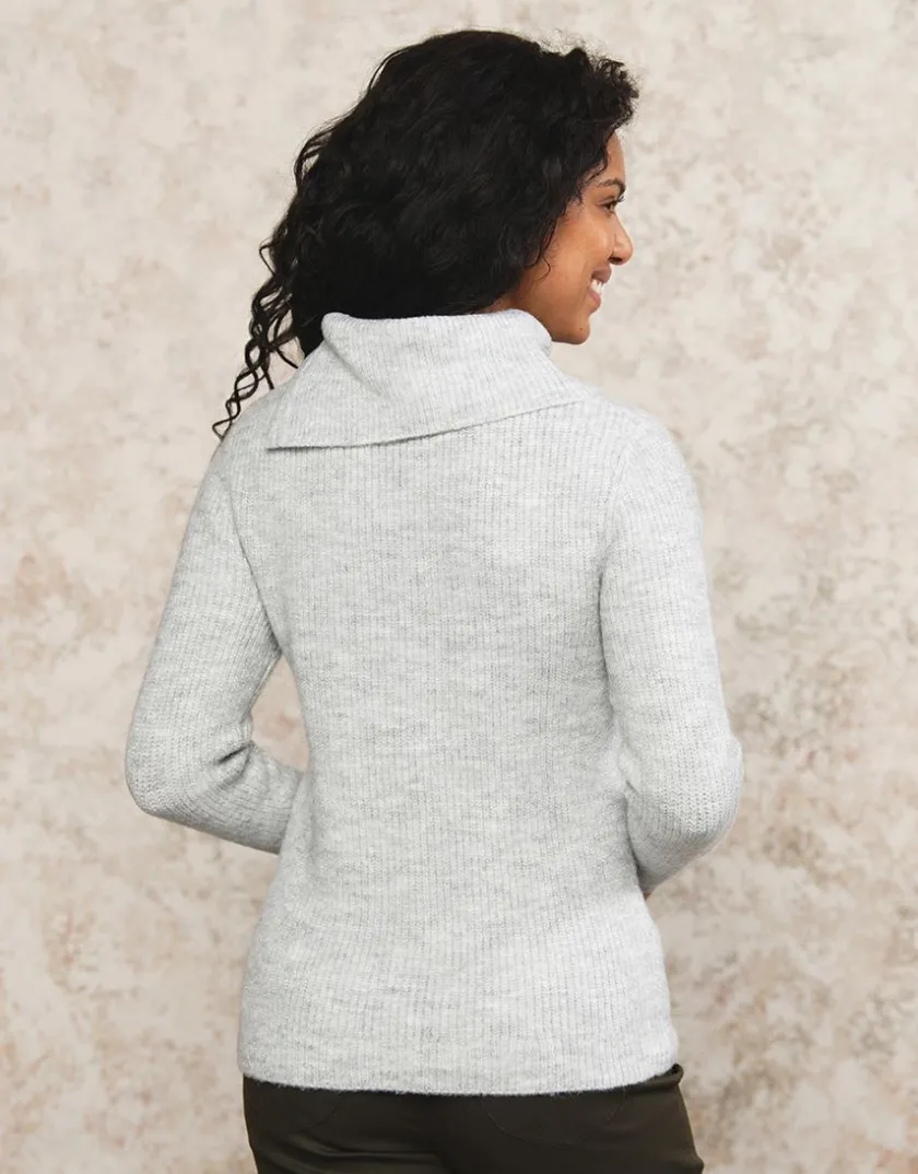 Outlet Pull gris col montant Pulls|Maille