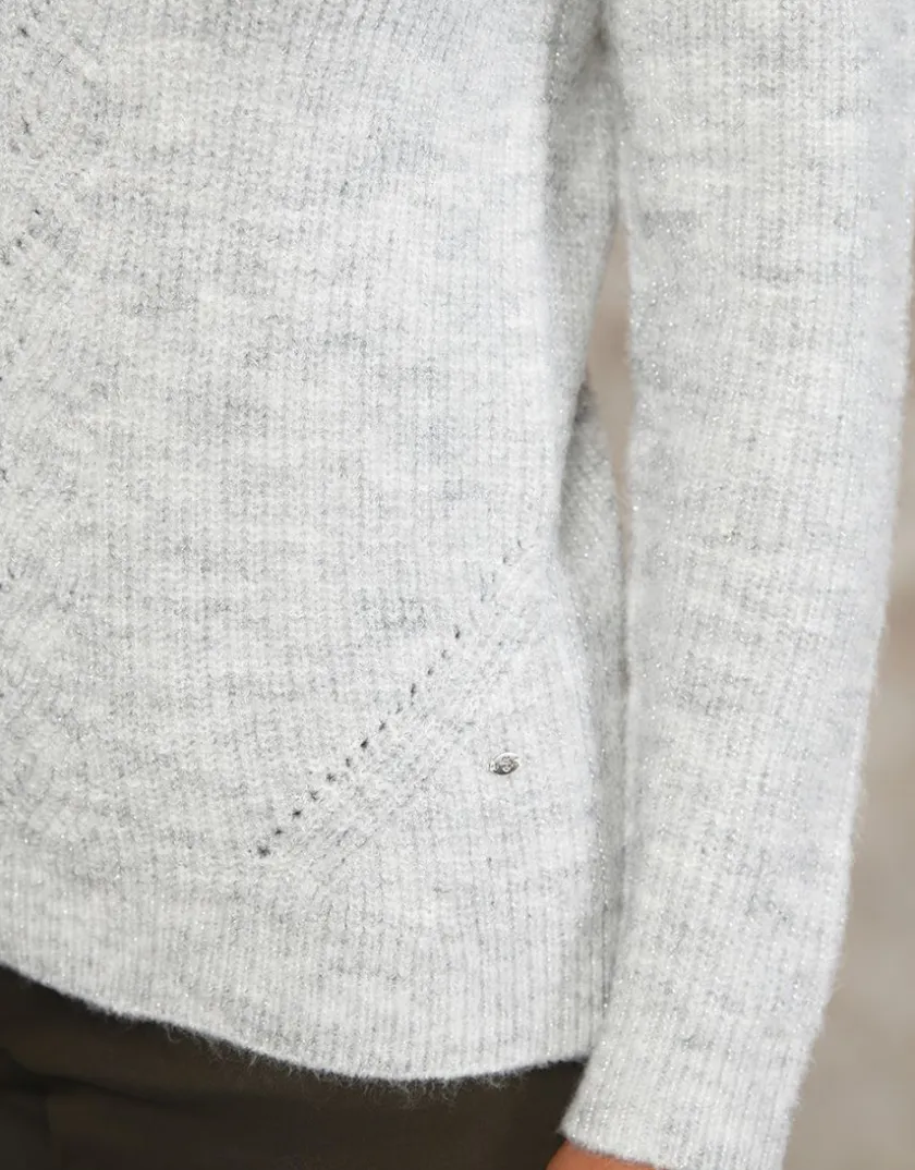 Outlet Pull gris col montant Pulls|Maille