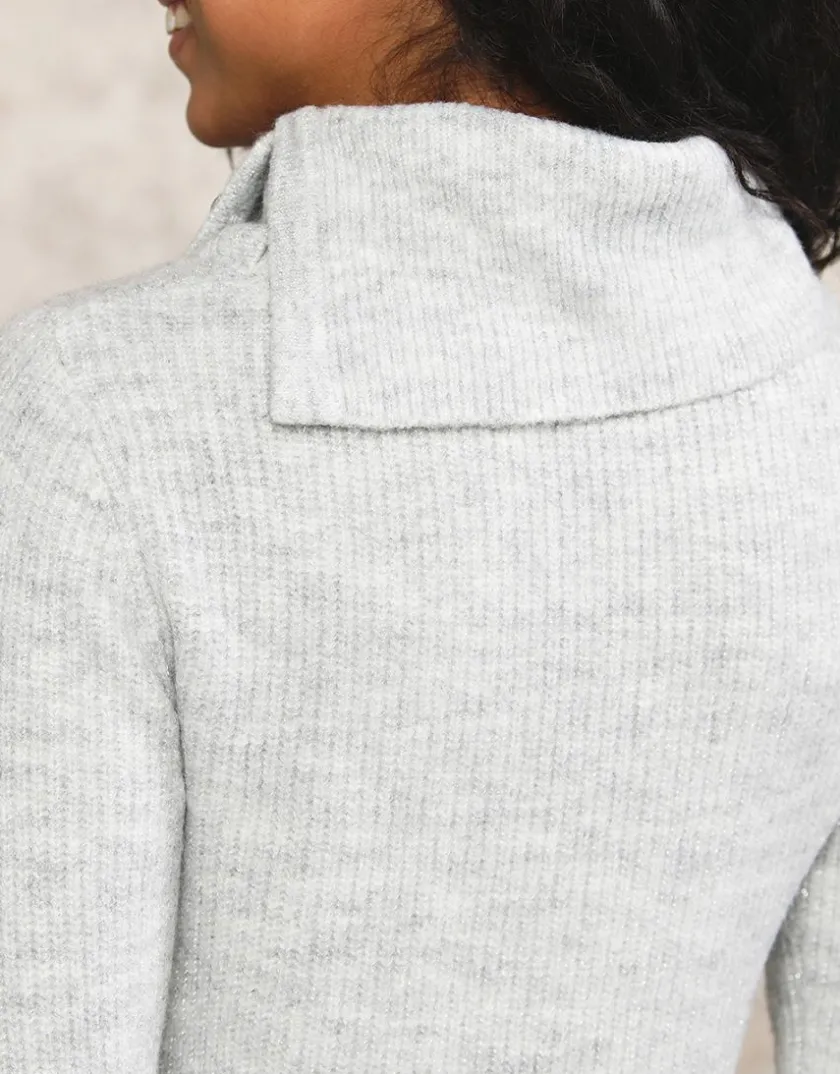 Outlet Pull gris col montant Pulls|Maille