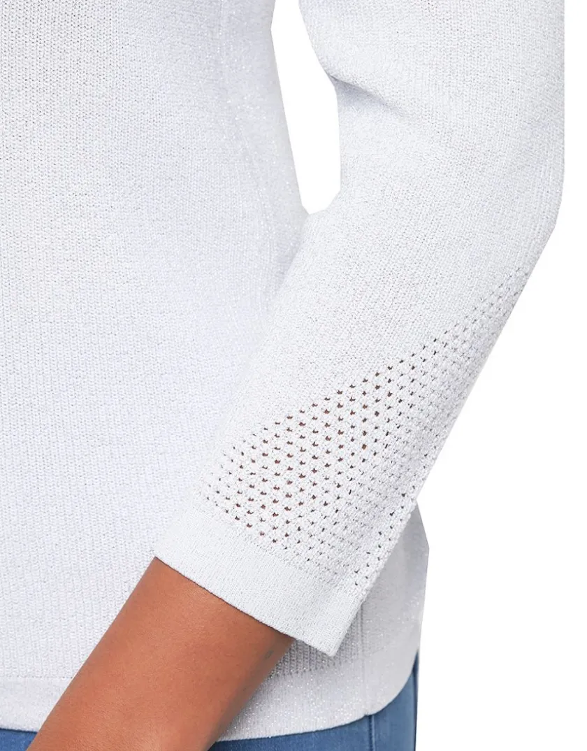 Outlet Pull irisé argenté Pulls|Maille