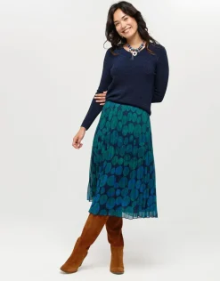 Hot Pull irisé bleu marine Pulls|Maille